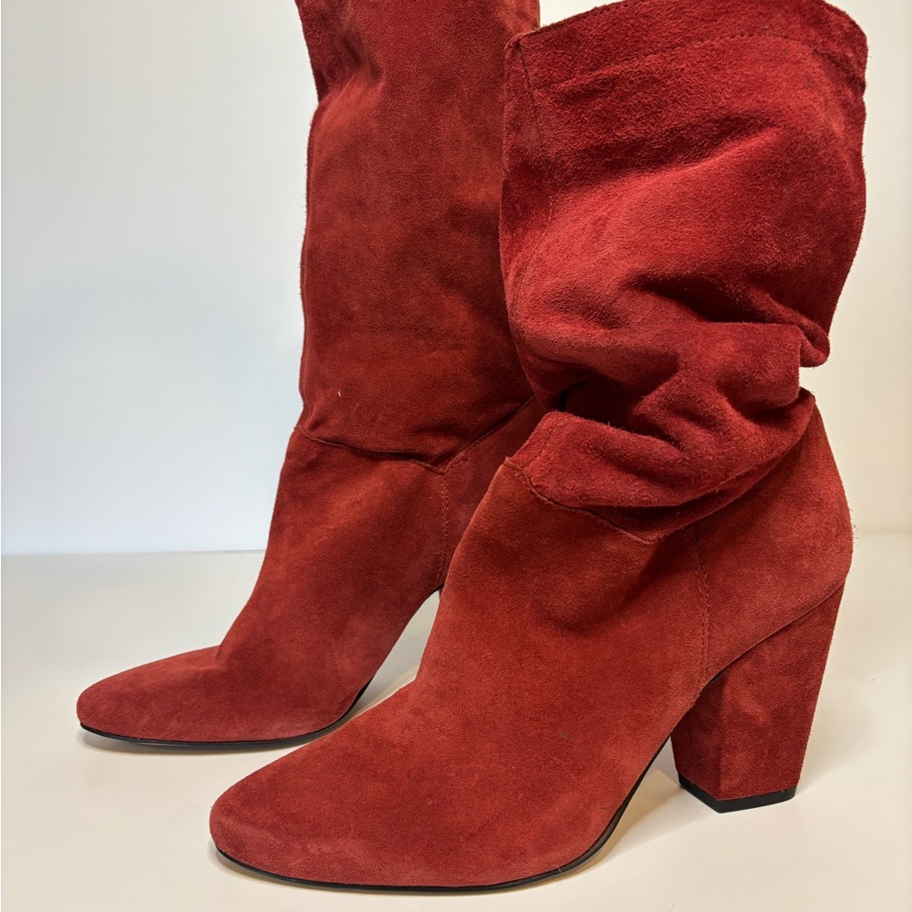 1.STATE Suede Slouch Boots | Size 10